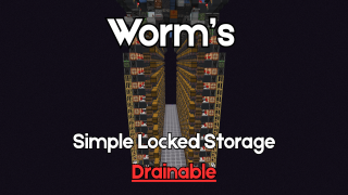 Simplest & Most compact, Locked, Drainable Bulk Storage